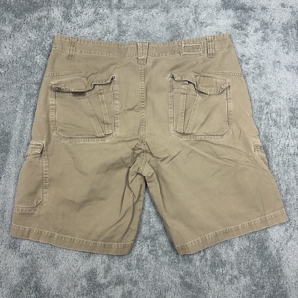 Anchor‎ Blue Cargo Shorts Men's Size 34 Khaki Cotton Casual Workwear Utility